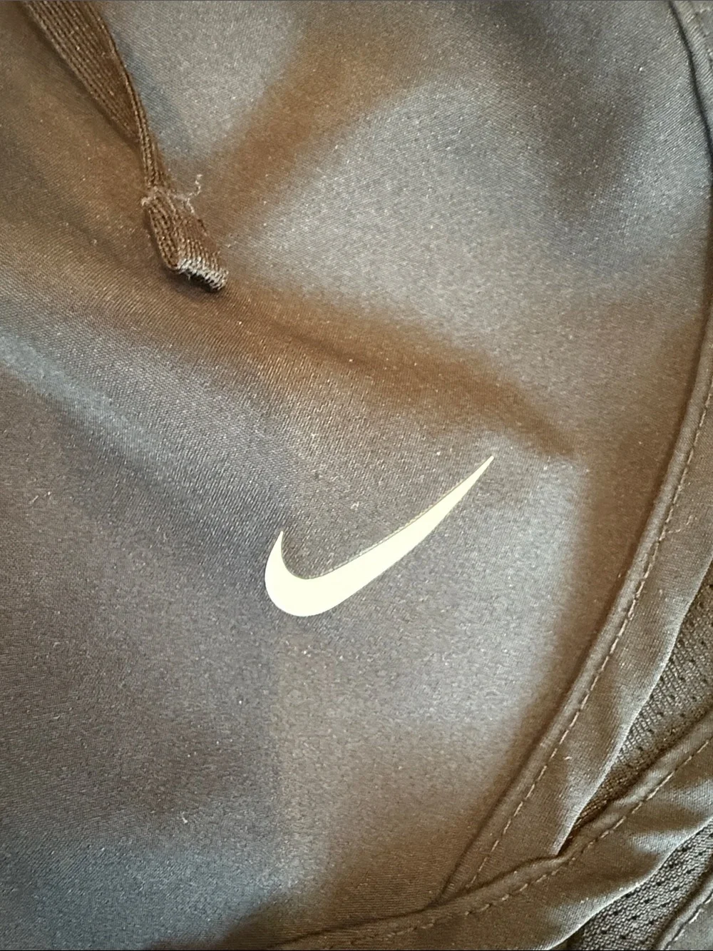 Nike Girls Black Athletic Lined Running Shorts